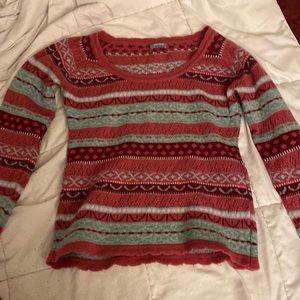 Per una blue pink purple sweater